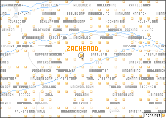 map of Zachenöd