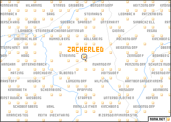 map of Zacherled