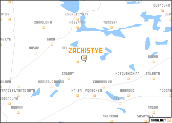 map of Zachistʼye