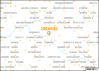 map of Zachmiel