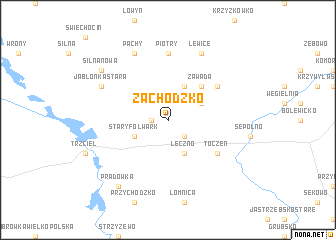 map of Zachodźko