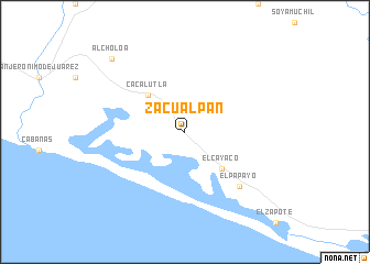 map of Zacualpan