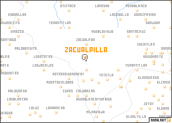map of Zacualpilla