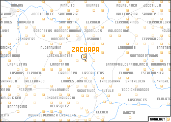 map of Zacuapa