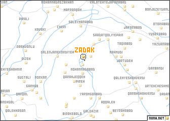 map of Zādak