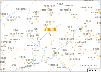 map of Zadar