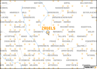 map of Zadels