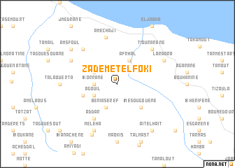 map of Zademet el Fôki