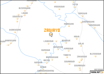 map of Zadiayo