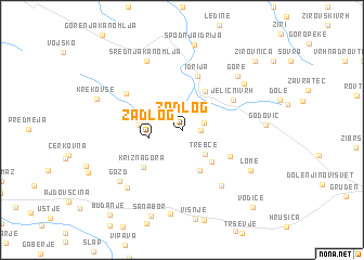 map of Zadlog