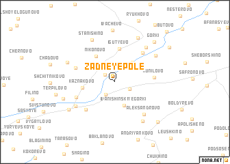 map of Zadneye Pole