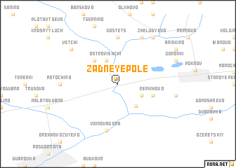 map of Zadneye Pole