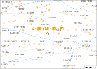 map of Zadniye Khirlepy