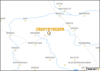 map of Zadnyaya Gora