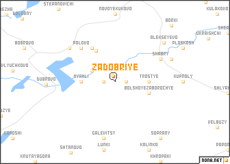 map of Zadobriye