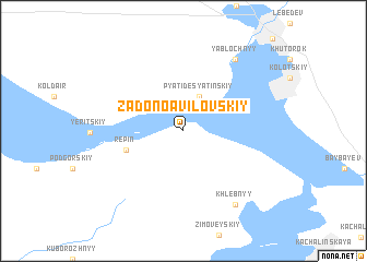 map of Zadono-Avilovskiy