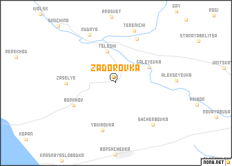 map of Zadorovka