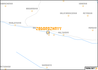 map of Zadorozhnyy