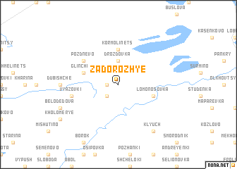 map of Zadorozh\