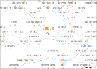 map of Zádor