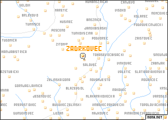 map of Zadrkovec