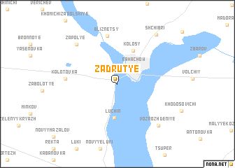 map of Zadrutʼye
