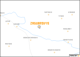 map of Zadubrov\