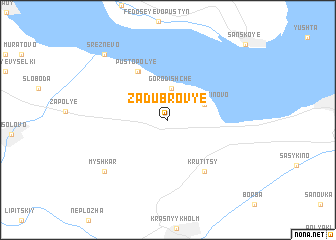 map of Zadubrov\