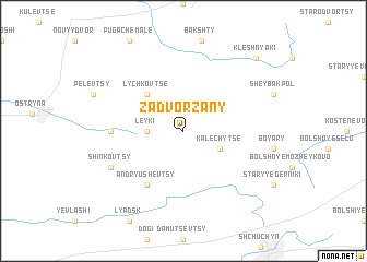 map of Zadvorzany