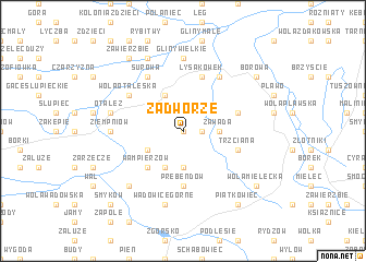 map of Zadworze