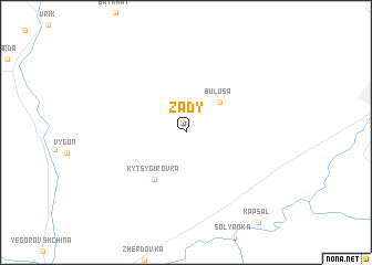 map of Zady