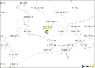 map of Zady