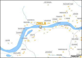 map of Zaela