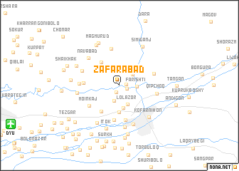 map of Zafarabad