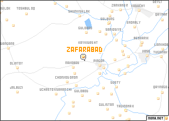 map of Zafarabad