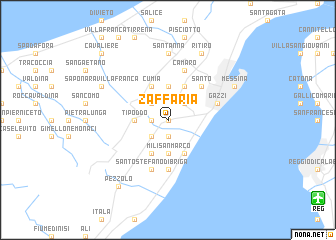 map of Zaffaria