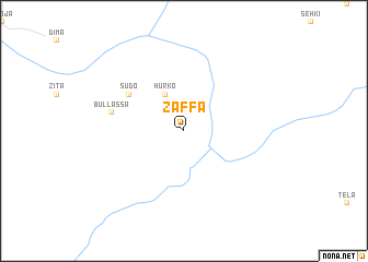map of Zaffa