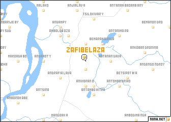 map of Zafibelaza