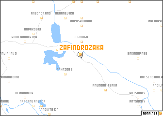 map of Zafindrozaka