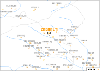 map of Zağaaltı