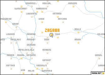 map of Zagaba