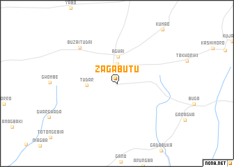map of Zagabutu