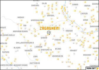 map of Zaga Dheri