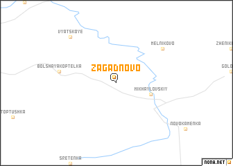 map of Zagadnovo