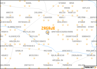 map of Zagaje