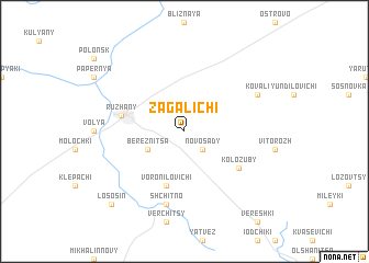 map of Zagalichi