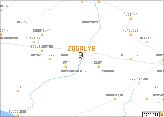 map of Zagalʼye