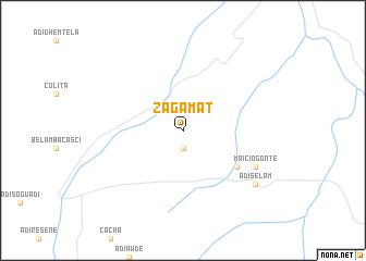 map of Zagamat