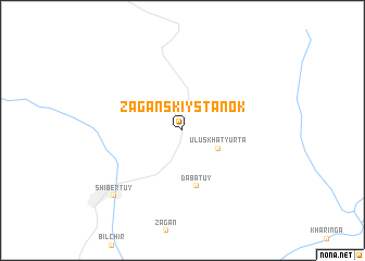 map of Zaganskiy Stanok
