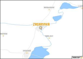 map of Zagarinka